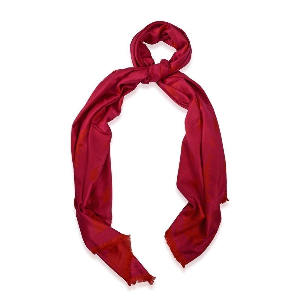 Scarf Raspberry Print - Picture 4 of 4